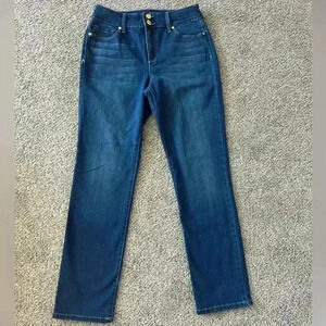 Anne Klein high rise slim straight size 8 petite